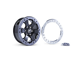 BRONCO 17" X 8.0" BADLANDS BEADLOCK WHEEL KIT