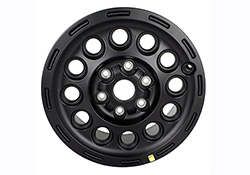BRONCO 17" X 8.0" MATTE BLACK SINGLE WHEEL