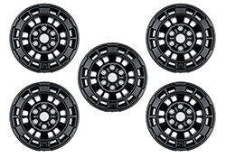 2021-2024 BRONCO 17" X 8.5" WHEEL KIT - MATTE BLACK