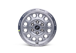 BRONCO 17" X 8" WHEEL KIT - SILVER