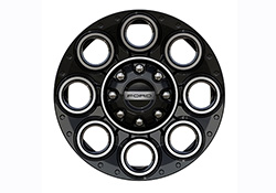 SUPER DUTY 20"X 8" BLACK MACHINED SINGLE WHEEL