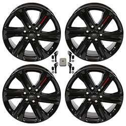 2015-2023 F-150 20"X8.5" GLOSS BLACK WHEEL KIT