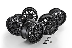 BRONCO 17"X8.5" WELD WHEEL KIT - BLACK