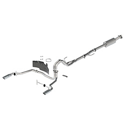 F-150 EXTREME EXHAUST - CHROME - REAR EXIT