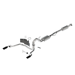 F-150 SPORT EXHAUST - BLACK - REAR EXIT