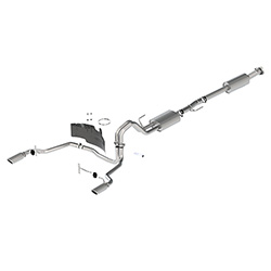 F-150 SPORT EXHAUST - CHROME - REAR EXIT