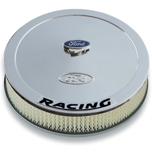 AIR CLEANER KIT: CHROME, FORD EMBLEM AND BLACK FORD RACING EMBLEM