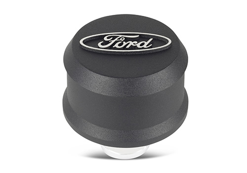 "FORD" SLANT EDGE BREATHER - BLACK