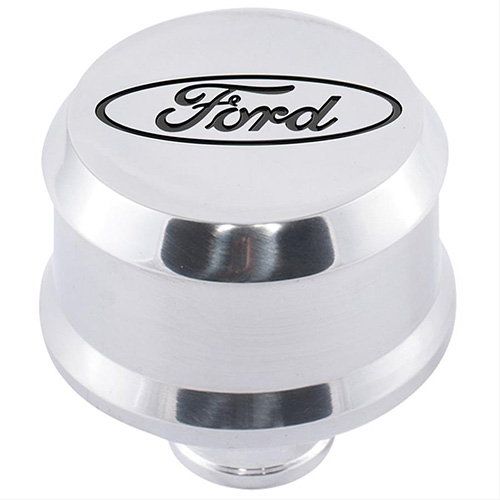 "FORD" SLANT EDGE BREATHER POLISHED