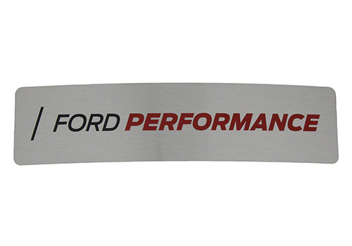 FORD PERFORMANCE LOGO STAINLESS STEEL BADGE