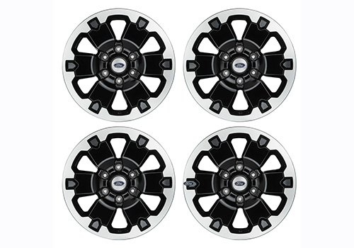 2019-2023 RANGER 18" BLACK MACHINED FACE WHEEL KIT