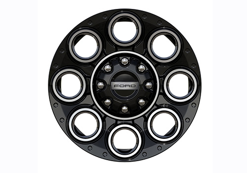 2005-2022 SUPER DUTY 20" WHEEL KIT -BLACK W/ MACHINED FACE