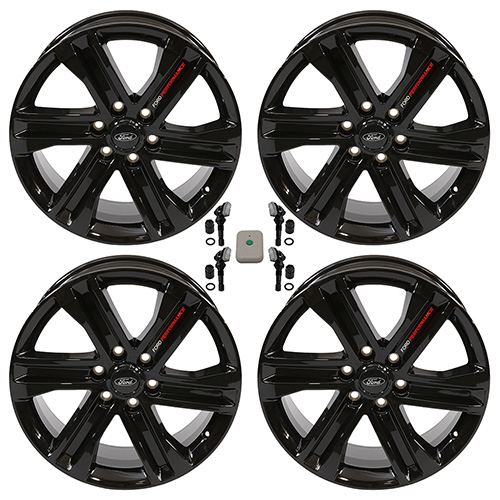 2015-2023 F-150 20"X8.5" GLOSS BLACK WHEEL KIT