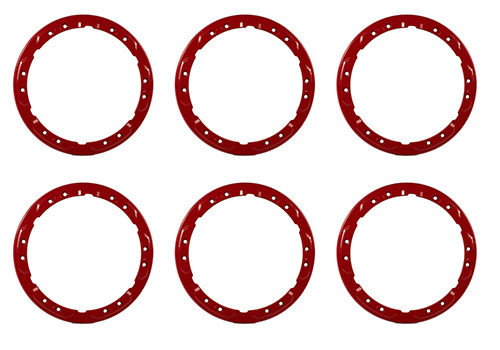 2021-2024 BRONCO BEAD-LOCK TRIM RING KIT - RED