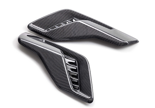 2021-2024 F-150 RAPTOR CARBON FIBER FENDER VENT SET - GLOSS