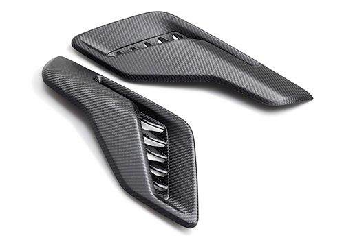 2021-2024 F-150 RAPTOR CARBON FIBER FENDER VENT SET - MATTE