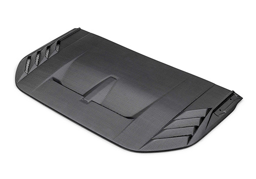 2022-2024 BRONCO RAPTOR CARBON FIBER HOOD VENT-MATTE