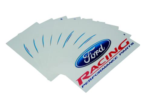 FORD RACING DECAL (25 PKG)