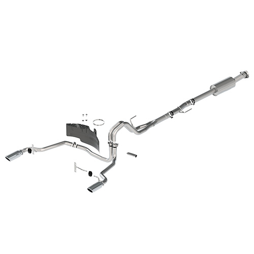 2021-2024 F-150 EXTREME EXHAUST - CHROME - REAR EXIT