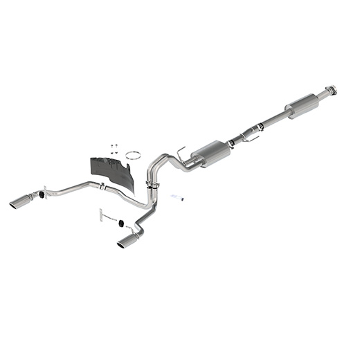 2021-2024 F-150 SPORT EXHAUST - CHROME - REAR EXIT