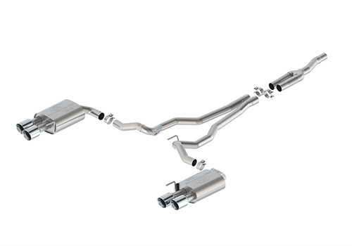 2024-2025 MUSTANG 2.3L TOURING NON-ACTIVE W/GT VALANCE - CHROME TIP
