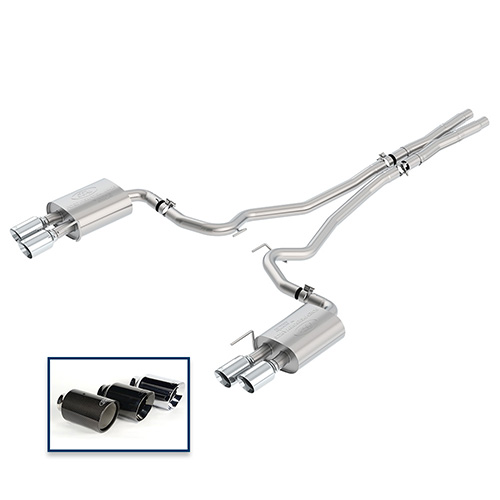 2018-2022 MUSTANG GT 5.0L CAT-BACK TOURING EXHAUST SYSTEM WITH CHROME TIPS