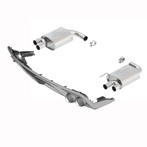 2015-2017 MUSTANG GT 5.0L SPORT MUFFLER KIT WITH GT350 EXHAUST TIPS AND LOWER VALANCE