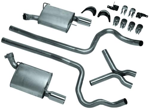 2005-2009 MUSTANG V6 TOURING DUAL EXHAUST KIT