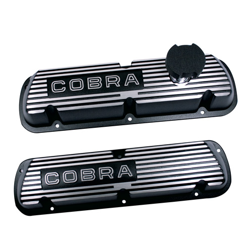 BLACK SATIN VALVE COVERS