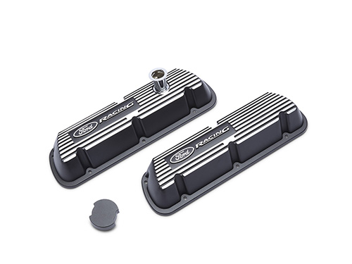 BLACK SATIN VALVE COVERS