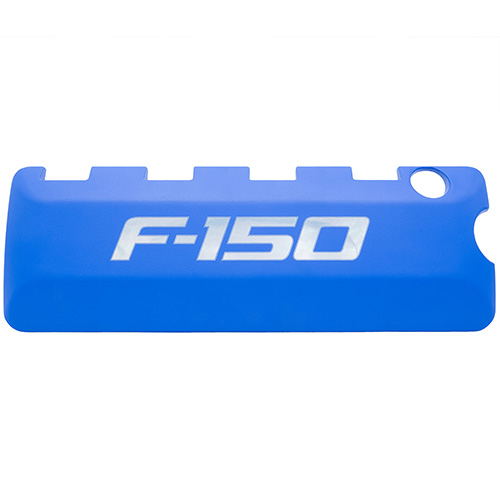 5.0L COYOTE BLUE COIL COVERS - 2011-2014 F-150 LOGO