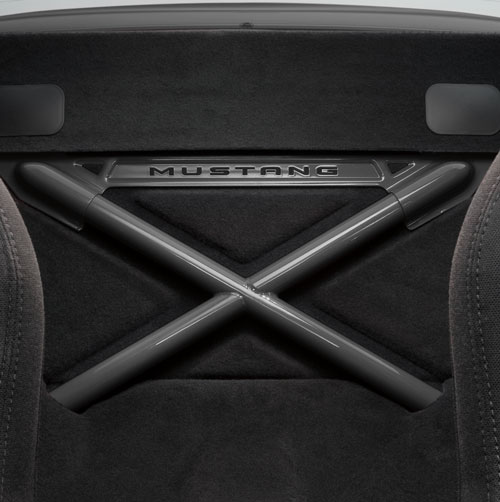 2005-2014 MUSTANG REAR SEAT DELETE KIT WITH GREY X-BRACE