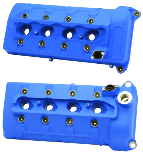 2007-2012 MUSTANG SVT BLUE COATED CAM COVERS