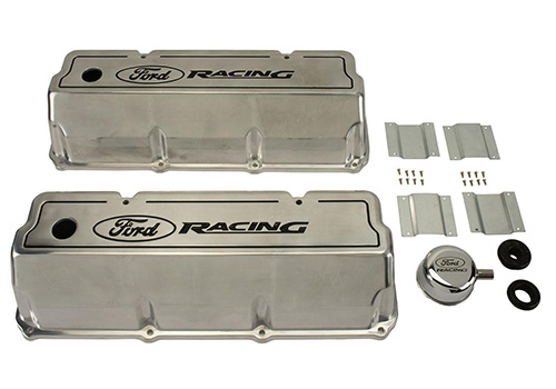 POLISHED ALUMINUM VALVE COVER