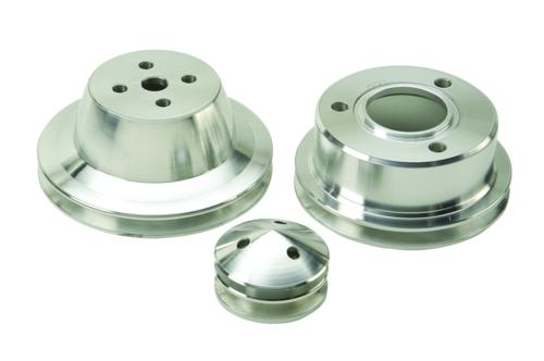 1965-1969 MUSTANG BILLET SINGLE GROOVE PULLEY SET