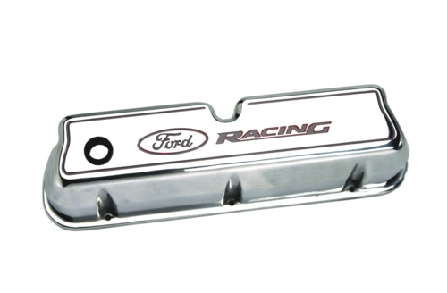 CHROME ALUMINUM VALVE COVER 289/302/351W