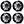 2021-2022 MACH-E 20" WHEEL KIT -MACHINED FACE